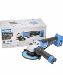 Kobalt 5-in 24-Volt Max Paddle Switch Brushless Cordless Angle Grinder - Power Tools -Kobalt Sales Store 45231359