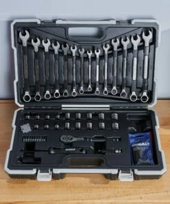 Kobalt Universal 67-Piece Standard (SAE) and Metric Combination Matte Mechanics Tool Set (3/8-in) - Hand Tools -Kobalt Sales Store 45373526