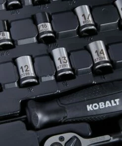 Kobalt Universal 115-Piece Standard (SAE) and Metric Combination Matte Mechanics Tool Set (1/4-in; 3/8-in) - Hand Tools -Kobalt Sales Store 45373711