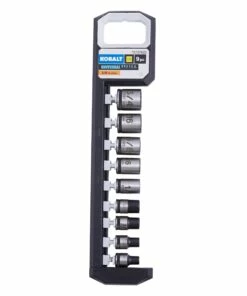 Kobalt Universal 9-Piece Standard (SAE) 3/8-in Drive Spline Set Shallow Socket Set - Hand Tools -Kobalt Sales Store 45400348