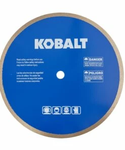 Kobalt 10-in Wet Porcelain Tile Diamond Saw Blade - Power Tool Accessories -Kobalt Sales Store 45400383