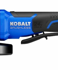 Kobalt 5-in 24-Volt Max Paddle Switch Brushless Cordless Angle Grinder (1-Battery and charger Included) - Power Tools -Kobalt Sales Store 45404118