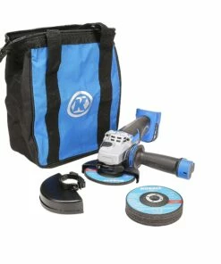 Kobalt 5-in 24-Volt Max Paddle Switch Brushless Cordless Angle Grinder (1-Battery and charger Included) - Power Tools -Kobalt Sales Store 45404124