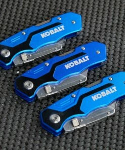 Kobalt 18mm 3-Blade Folding Utility Knife - Hand Tools -Kobalt Sales Store 45433090