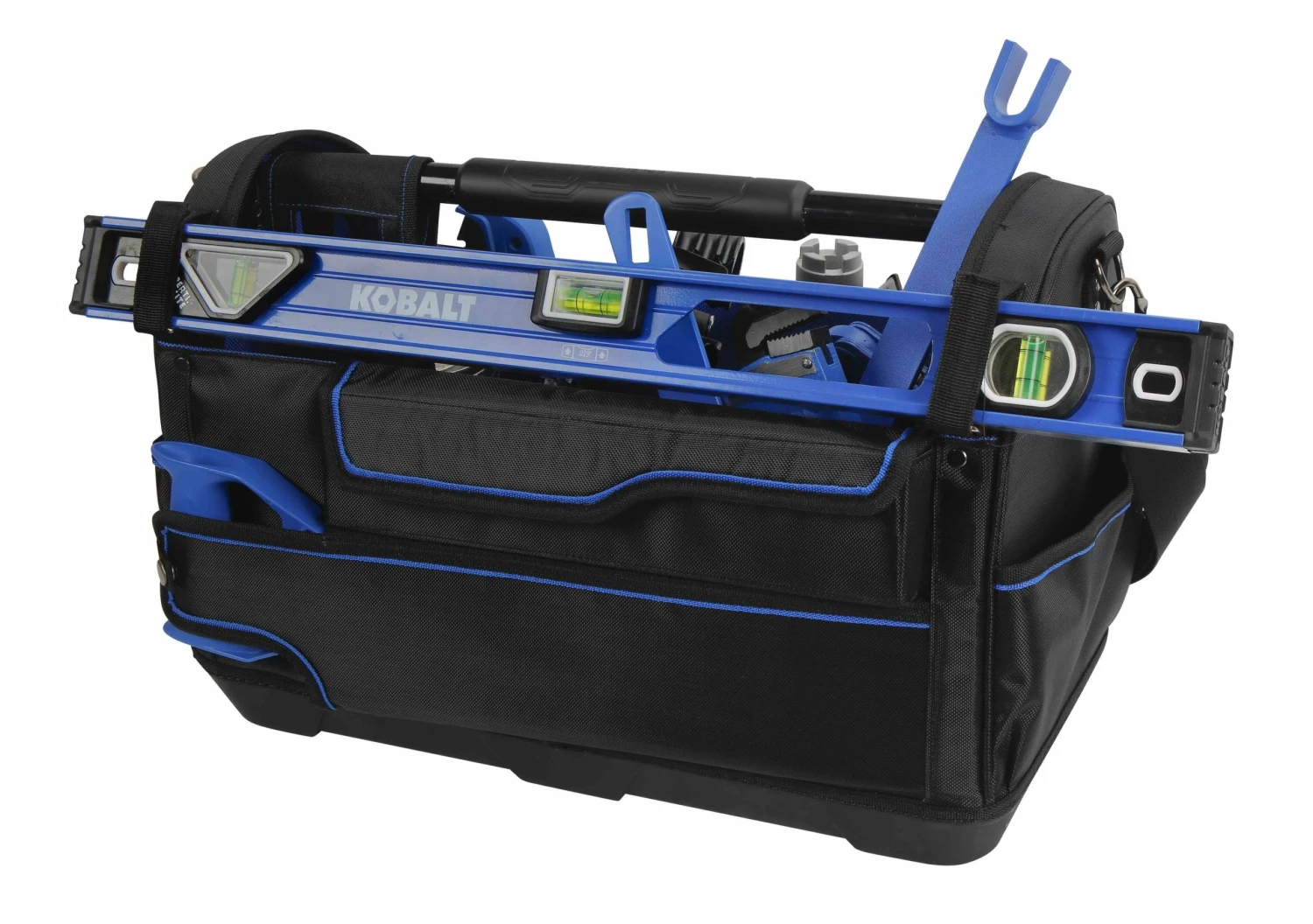 Kobalt Plumbing Tool Bag with Caddy Black, Blue Polyester 12.99-in - Tool Storage & Work Benches 5 Kobalt Plumbing Tool Bag with Caddy Black, Blue Polyester 12.99-in - Tool Storage & Work Benches - Image 5