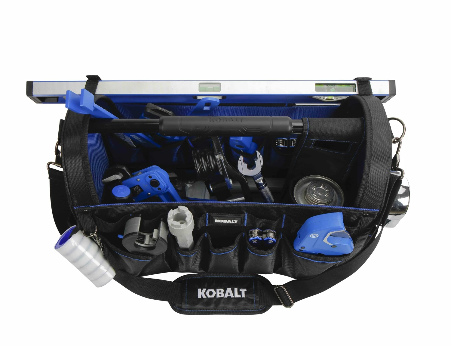 Kobalt Plumbing Tool Bag with Caddy Black, Blue Polyester 12.99-in - Tool Storage & Work Benches 7 Kobalt Plumbing Tool Bag with Caddy Black, Blue Polyester 12.99-in - Tool Storage & Work Benches - Image 7