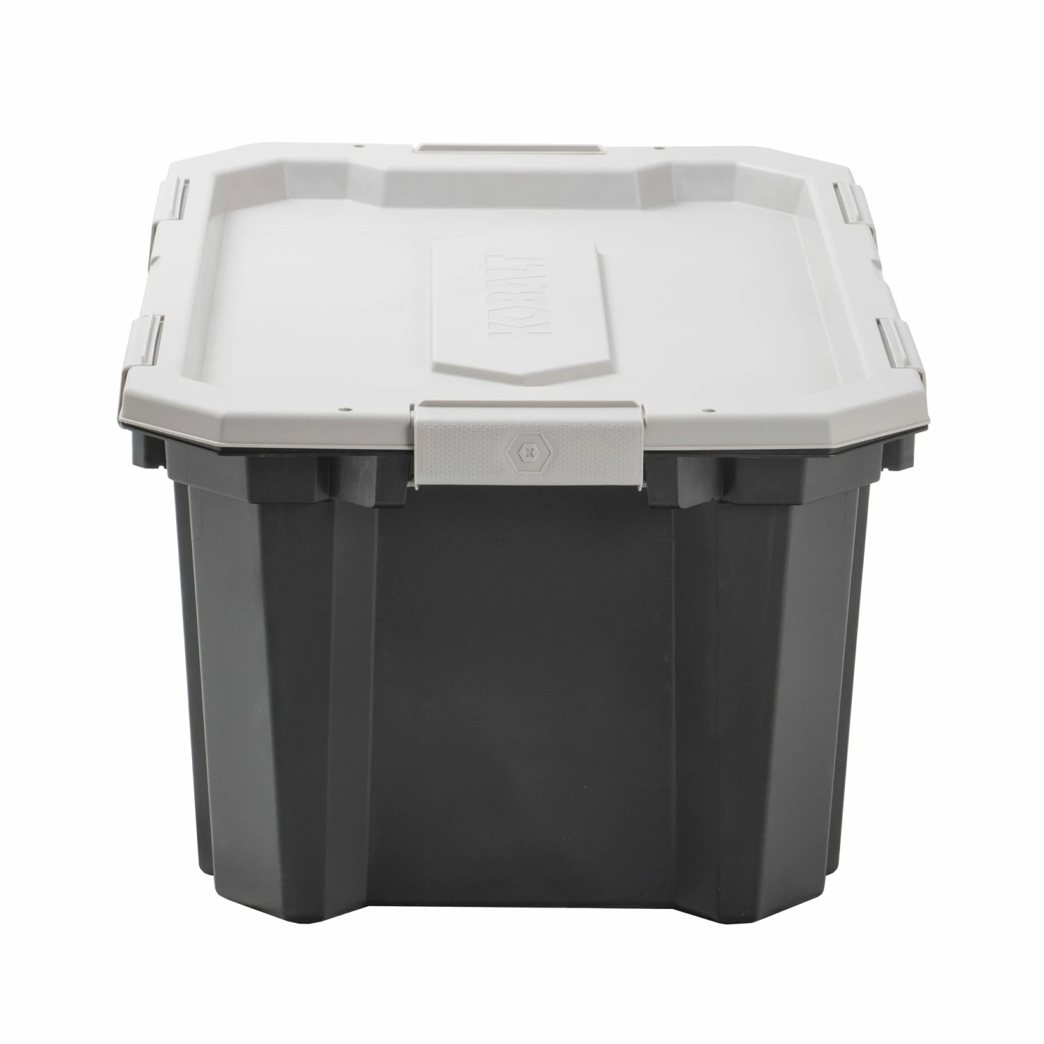Kobalt X-large 24-Gallon (96-Quart) Grey Heavy Duty Tote with Latching Lid - Baskets & Storage Containers 2 Kobalt X-large 24-Gallon (96-Quart) Grey Heavy Duty Tote with Latching Lid - Baskets & Storage Containers - Image 2