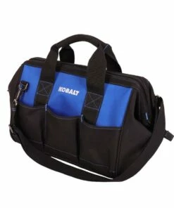 Kobalt Blue Black Polyester 15-in Tool Bag - Tool Storage & Work Benches -Kobalt Sales Store 4895236900172 42144134