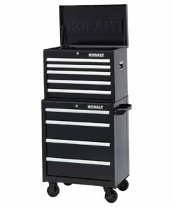 Kobalt 26.5-in W x 34-in H 4-Drawer Steel Tool Cabinet (Black) - Tool Storage & Work Benches -Kobalt Sales Store 721615310505 07869953