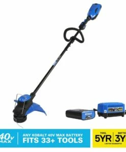 Kobalt 40-Volt Max 15-in Straight Cordless String Trimmer (Battery Included) - Outdoor Tools & Equipment